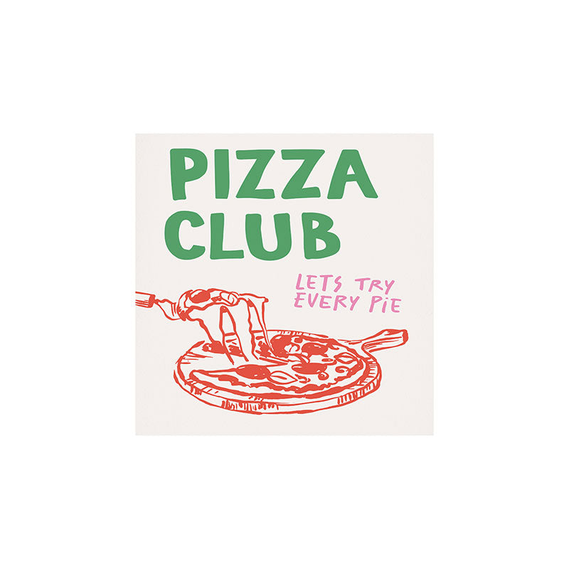 April Lane Art Pizza Club Art Print