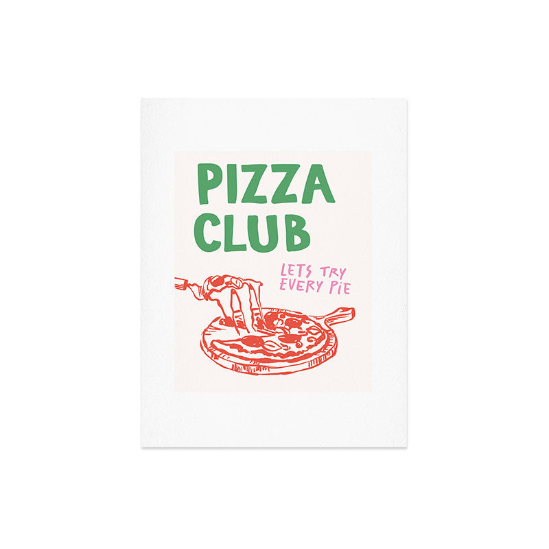 April Lane Art Pizza Club Art Print