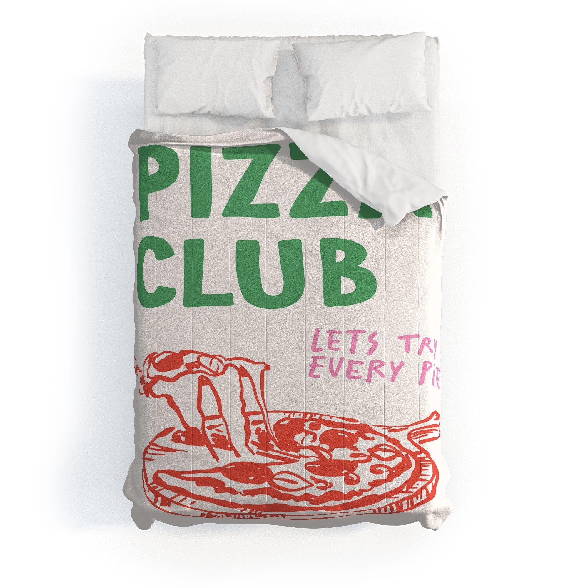 April Lane Art Pizza Club Comforter