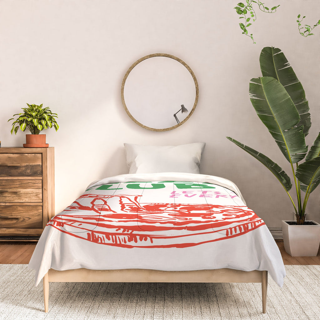April Lane Art Pizza Club Comforter