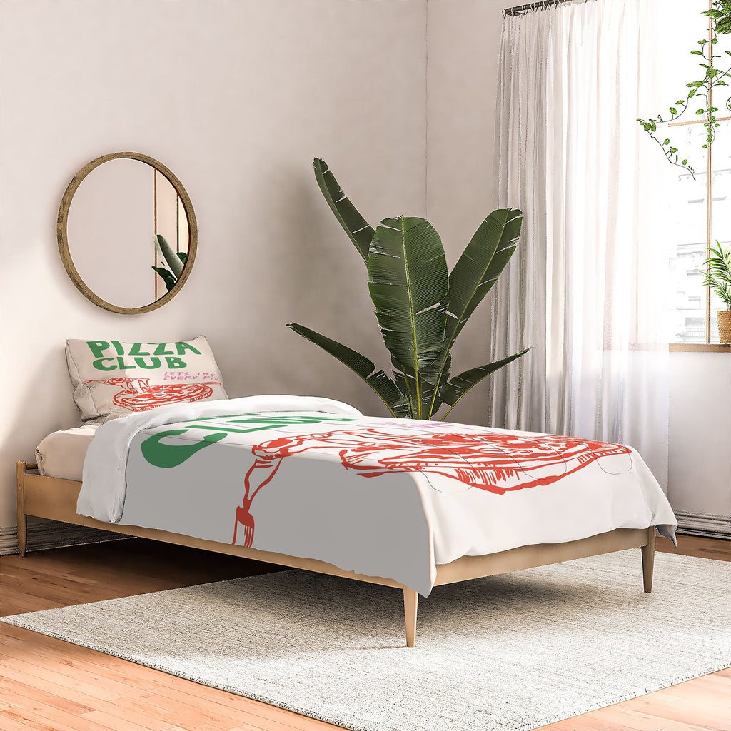 April Lane Art Pizza Club Comforter
