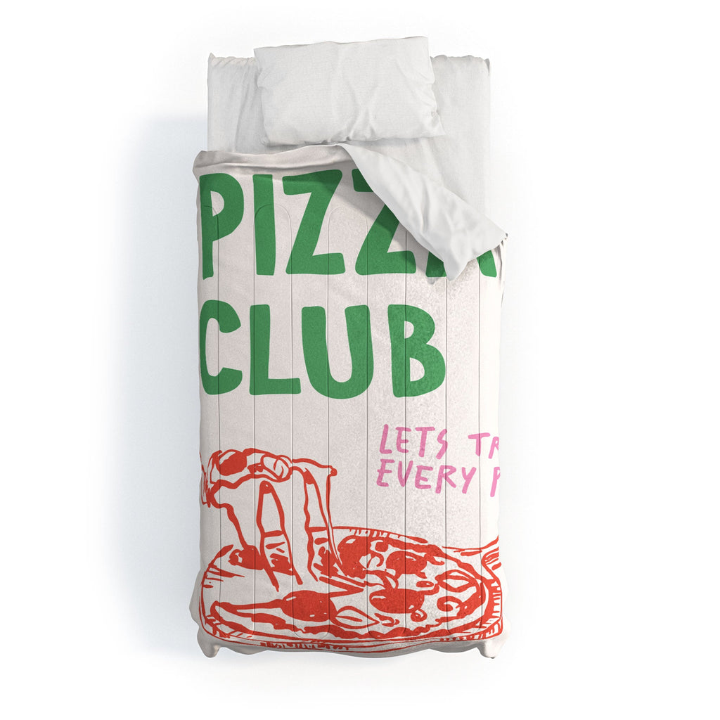 April Lane Art Pizza Club Comforter