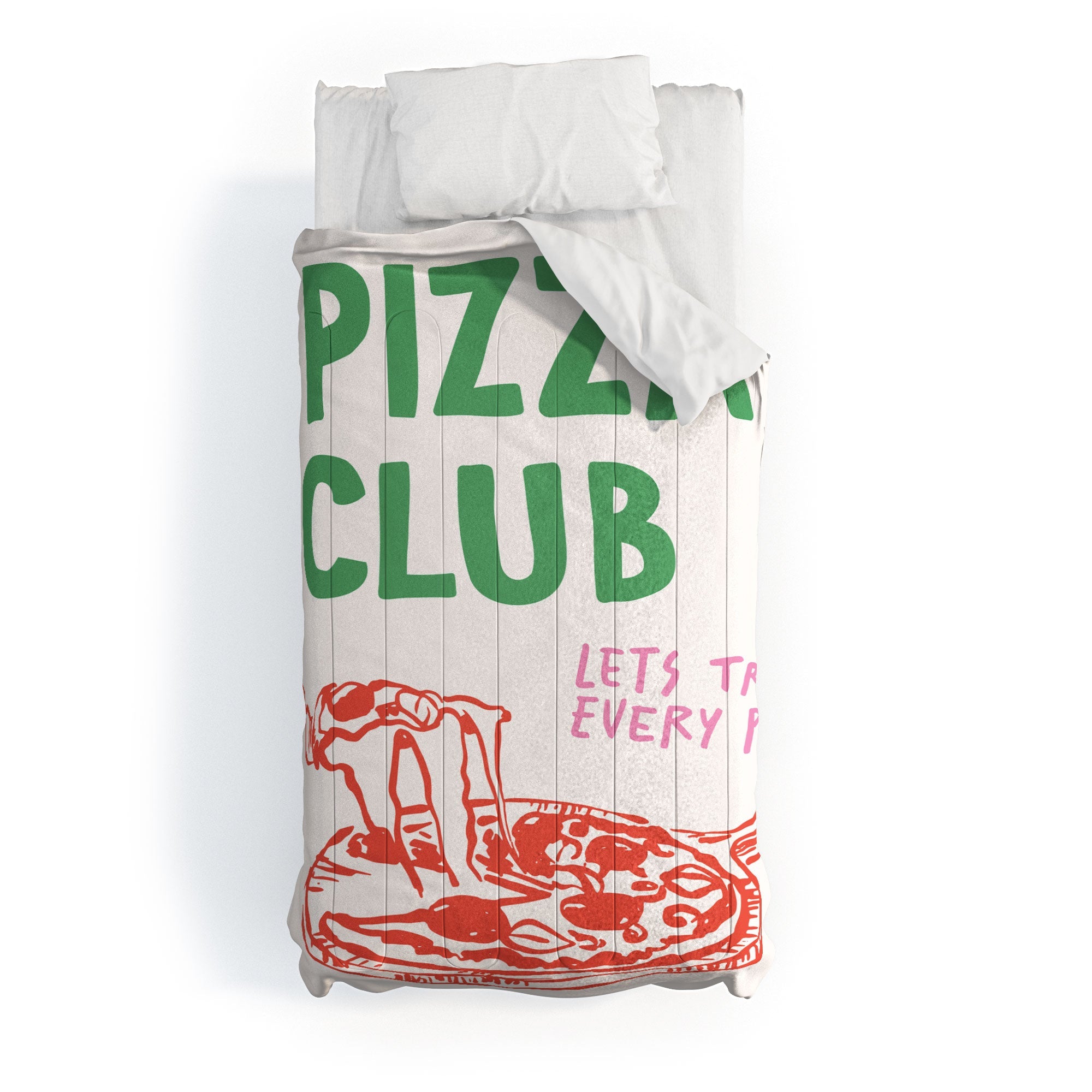 April Lane Art Pizza Club Comforter