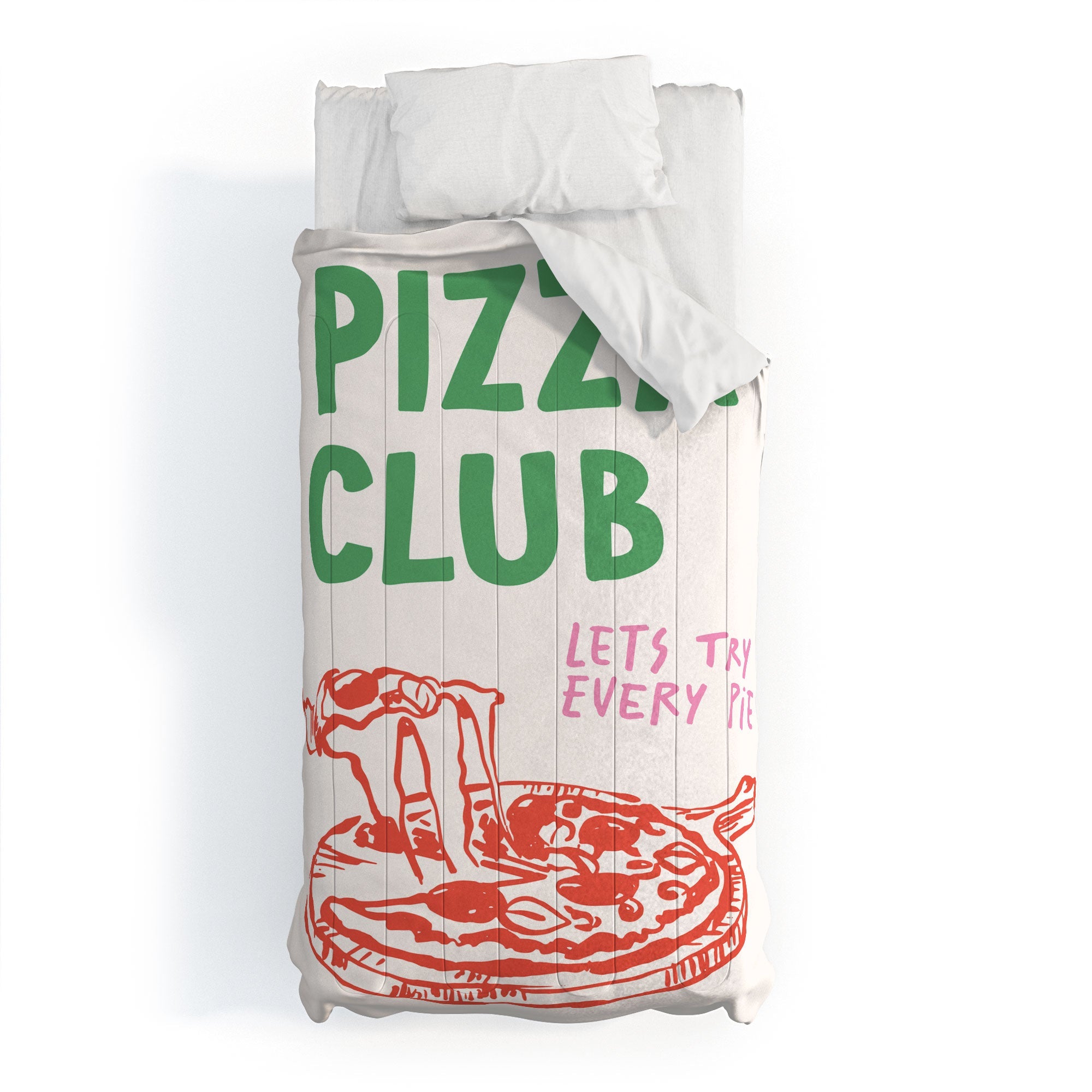 April Lane Art Pizza Club Comforter
