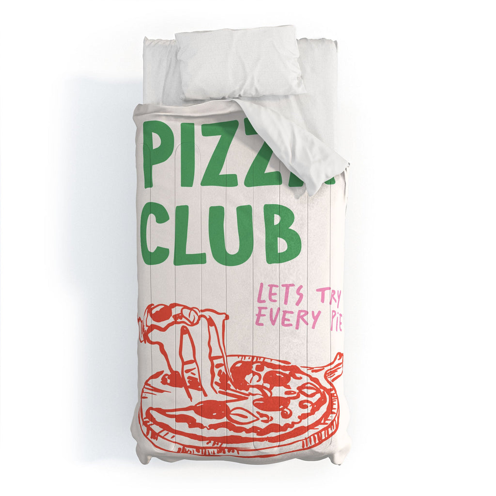 April Lane Art Pizza Club Comforter