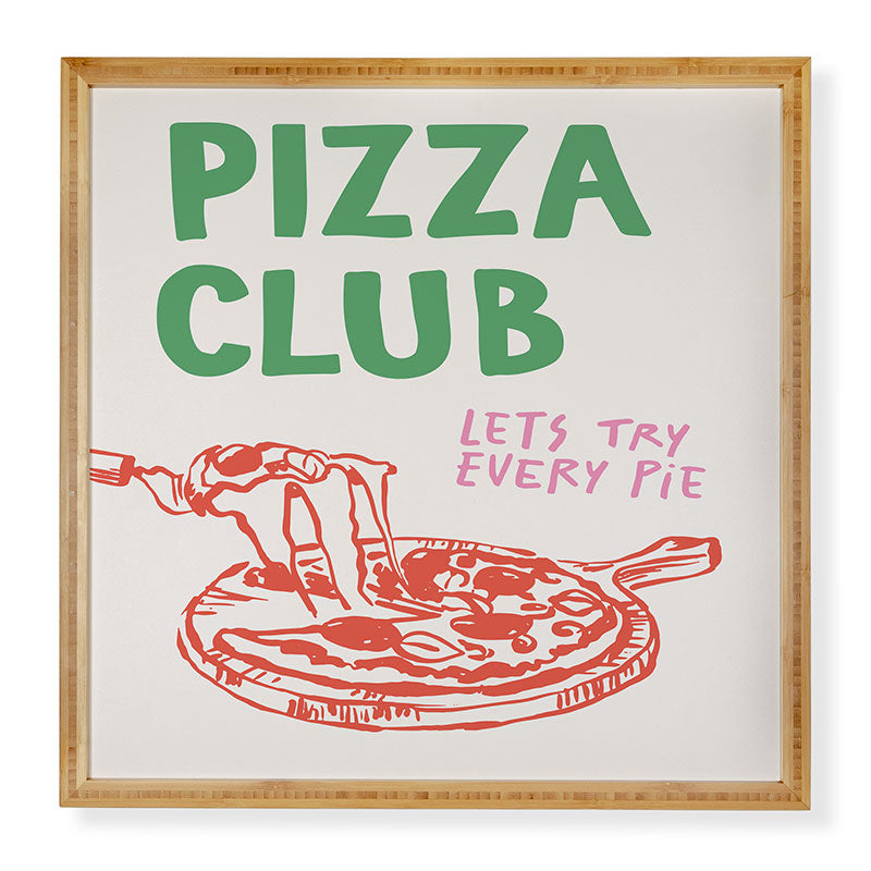 April Lane Art Pizza Club Framed Wall Art