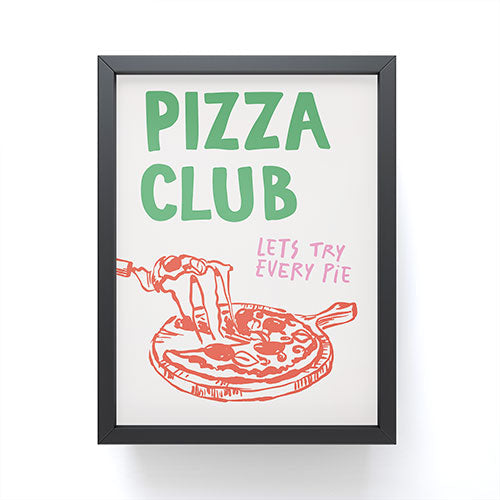 April Lane Art Pizza Club Framed Mini Art Print