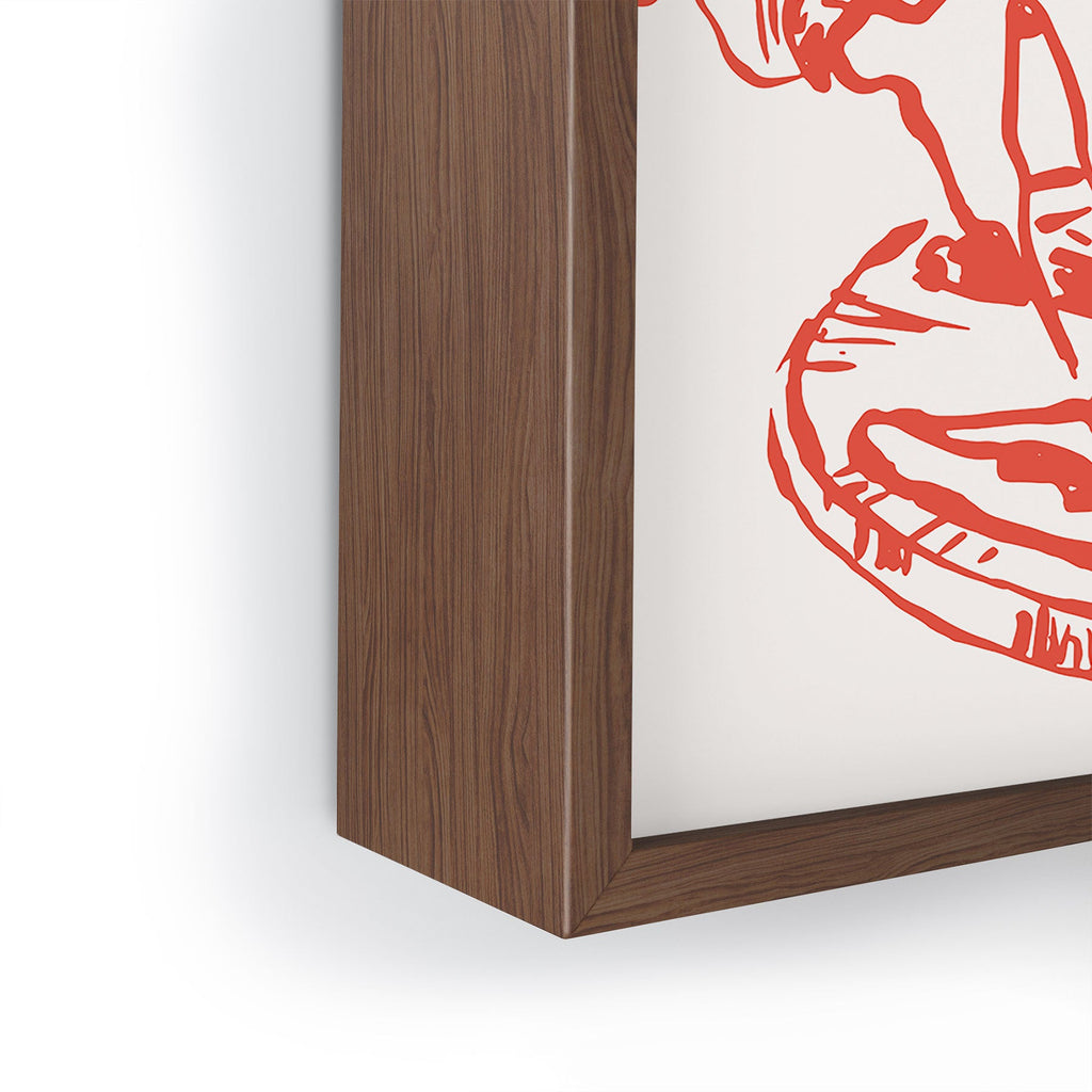April Lane Art Pizza Club Framed Mini Art Print