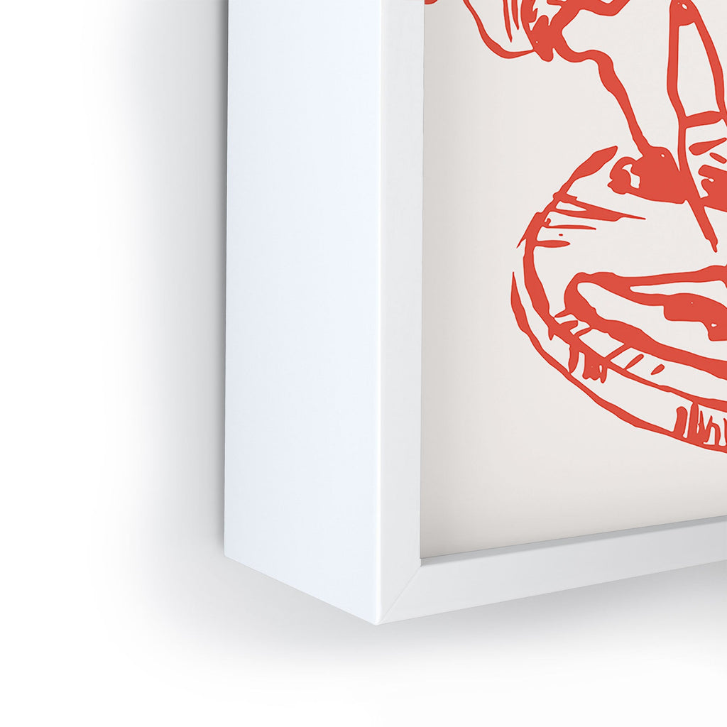 April Lane Art Pizza Club Framed Mini Art Print
