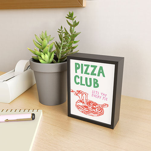 April Lane Art Pizza Club Framed Mini Art Print