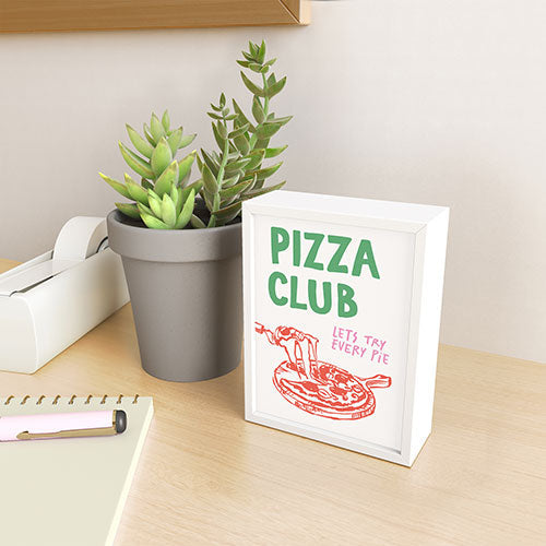 April Lane Art Pizza Club Framed Mini Art Print
