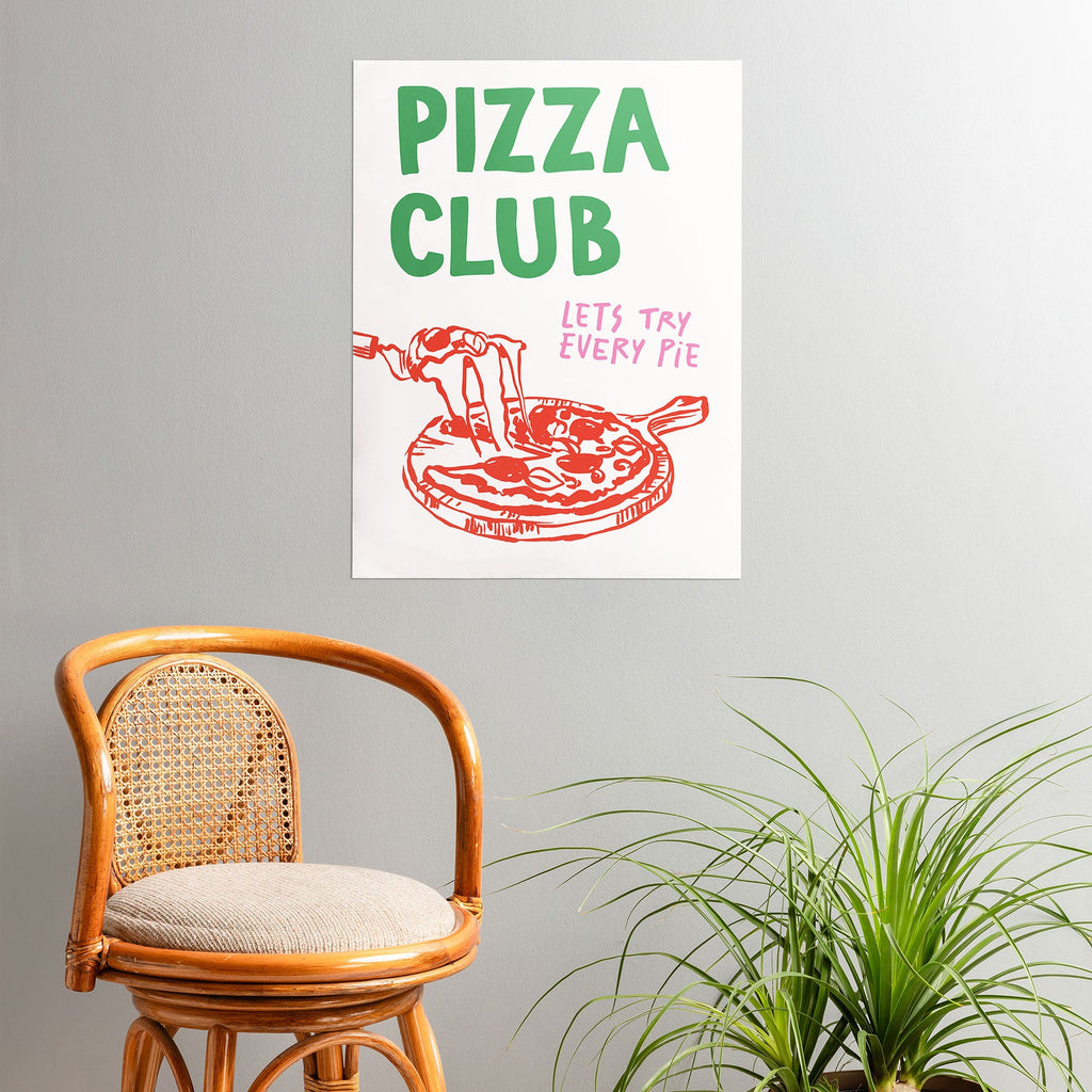 April Lane Art Pizza Club Poster