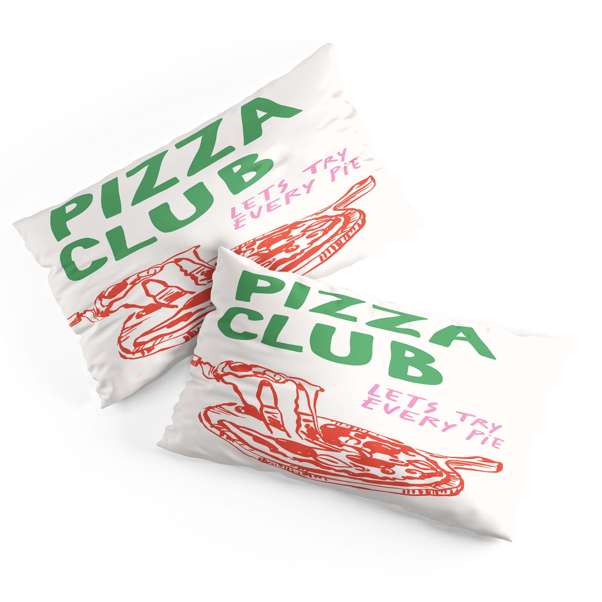 April Lane Art Pizza Club Pillow Shams