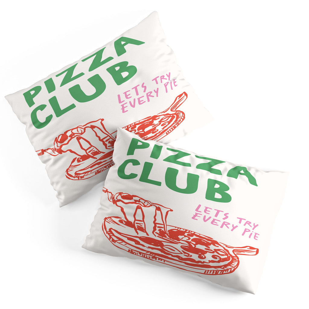 April Lane Art Pizza Club Pillow Shams
