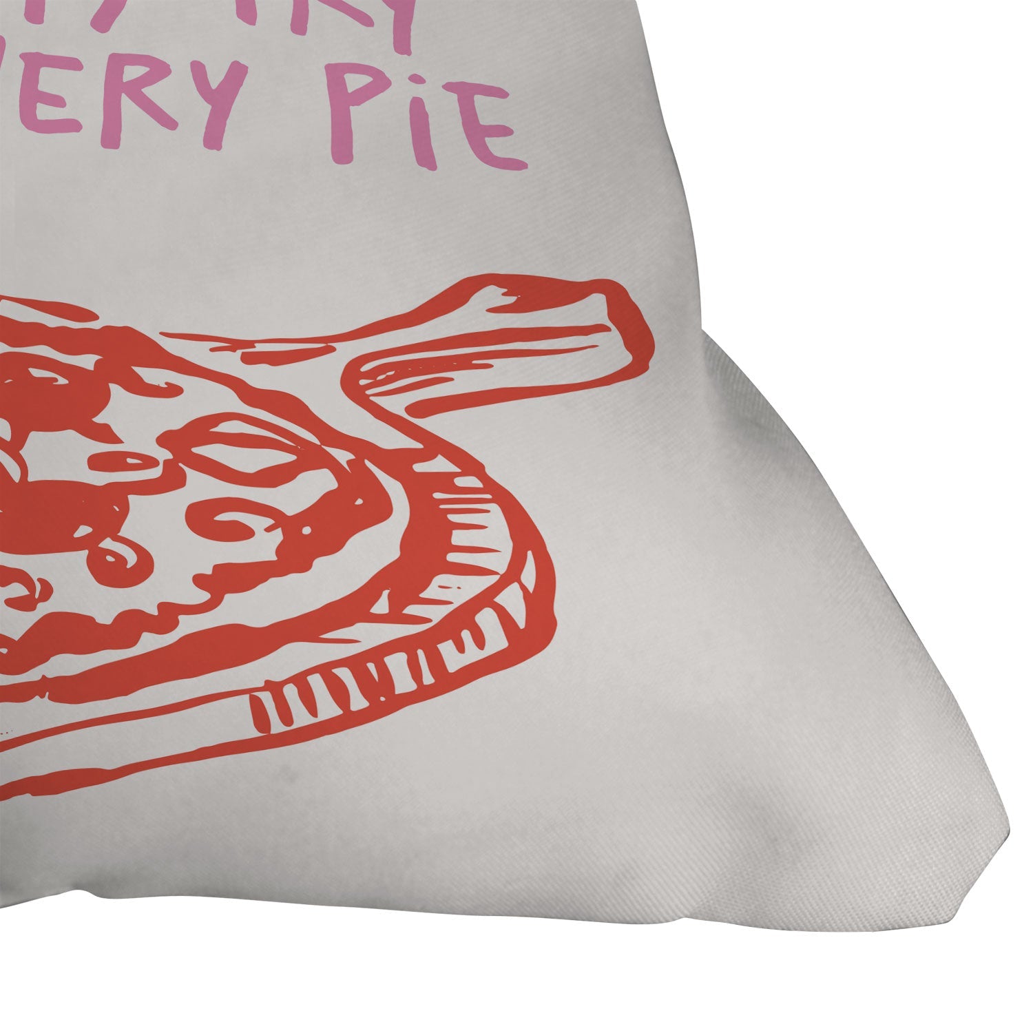 April Lane Art Pizza Club Outdoor Throw Pillow