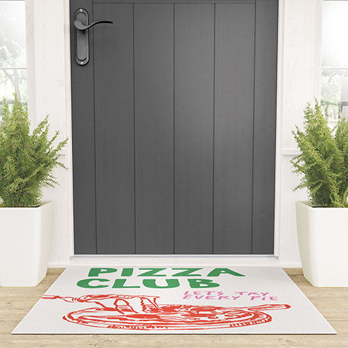 April Lane Art Pizza Club Welcome Mat