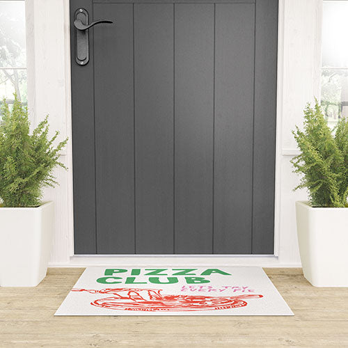 April Lane Art Pizza Club Welcome Mat