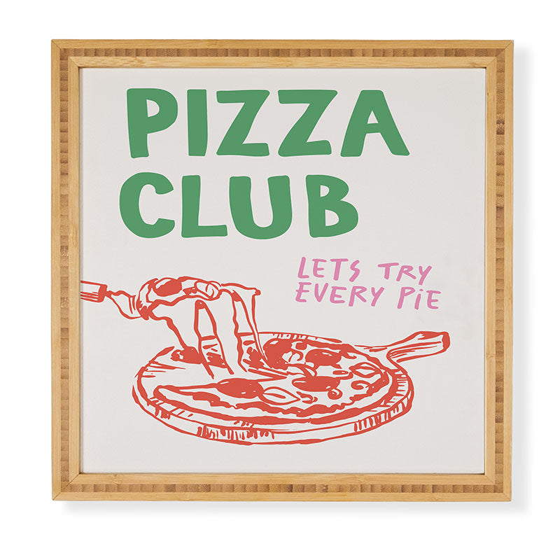 April Lane Art Pizza Club Framed Wall Art