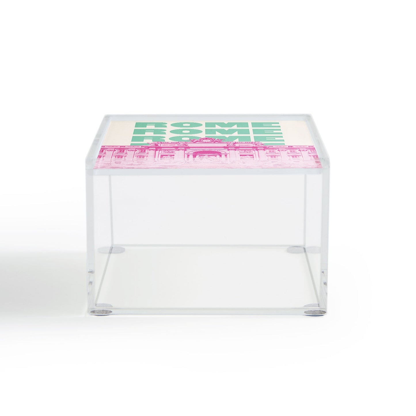 April Lane Art Rome Trevi Fountain Acrylic Box