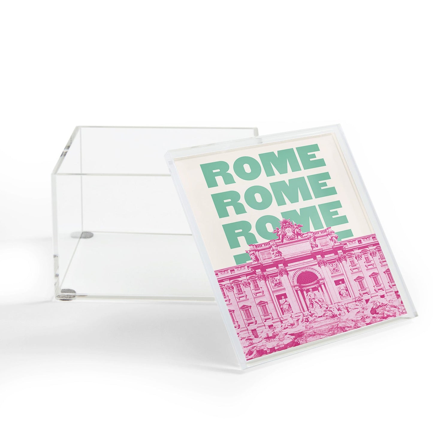April Lane Art Rome Trevi Fountain Acrylic Box