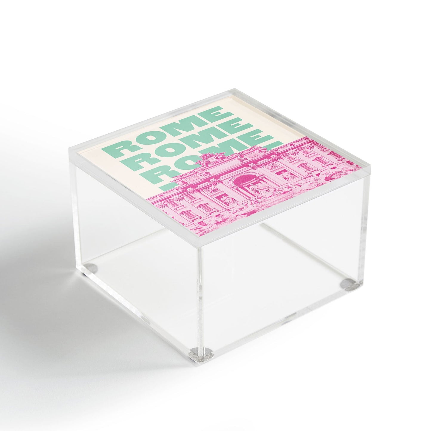 April Lane Art Rome Trevi Fountain Acrylic Box