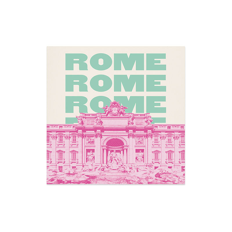 April Lane Art Rome Trevi Fountain Art Print