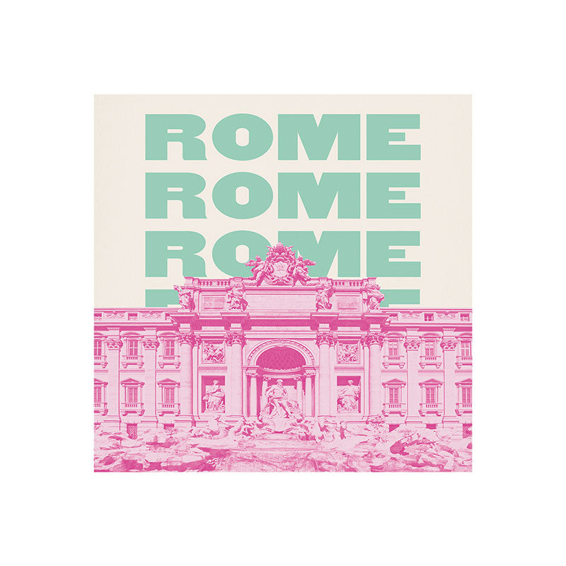 April Lane Art Rome Trevi Fountain Art Print