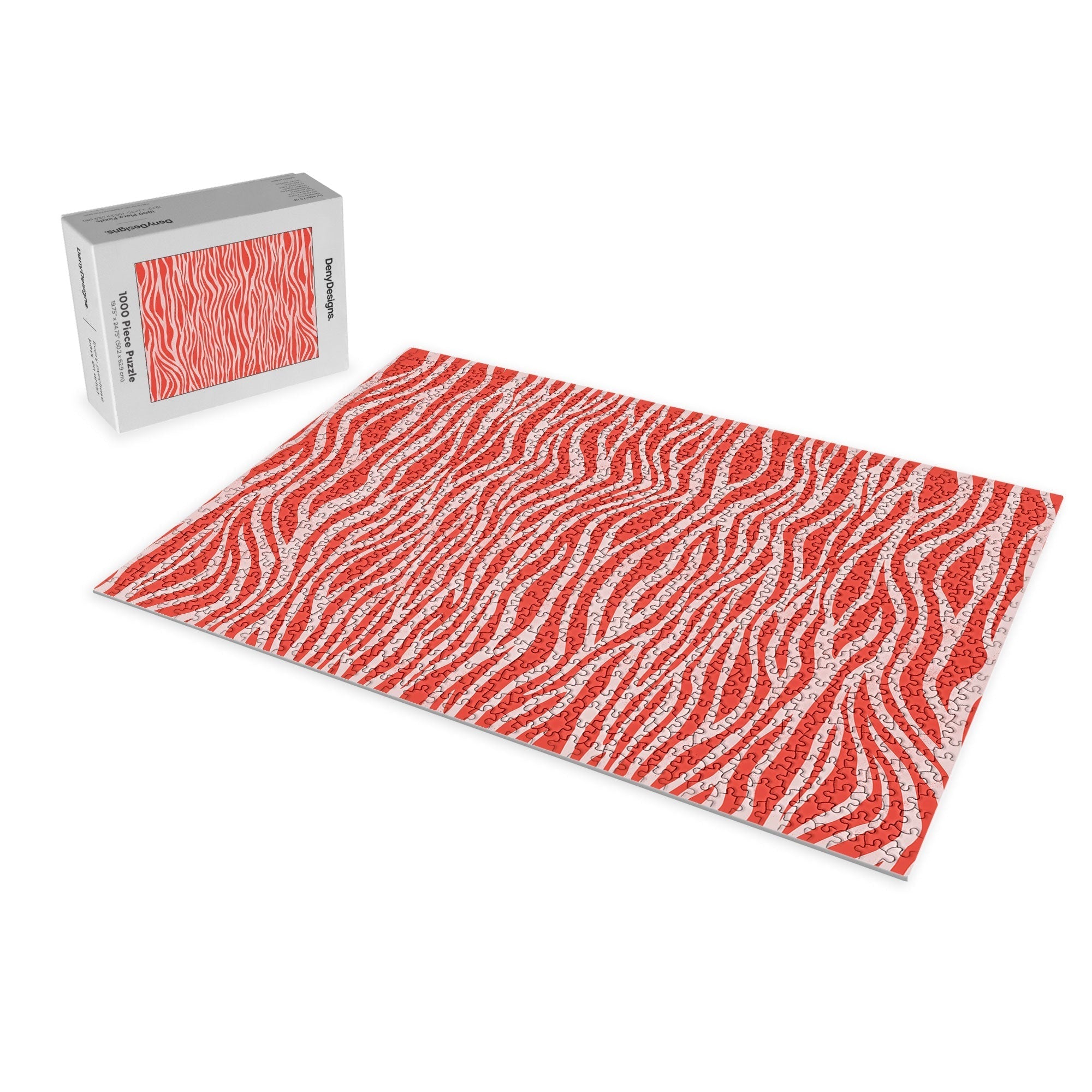 Avenie BR Red Zebra Stripe Puzzle