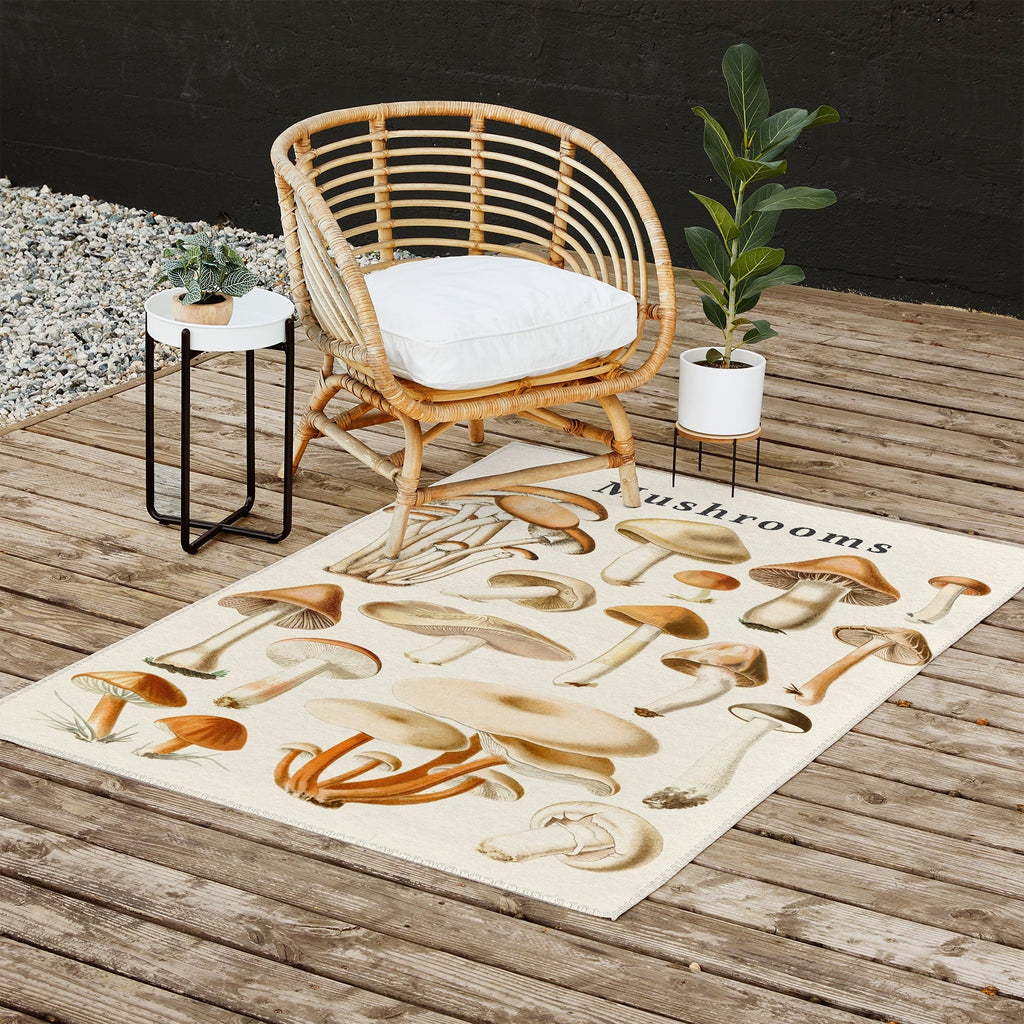 Gal Design Mushrooms Collection Outdoor Rug