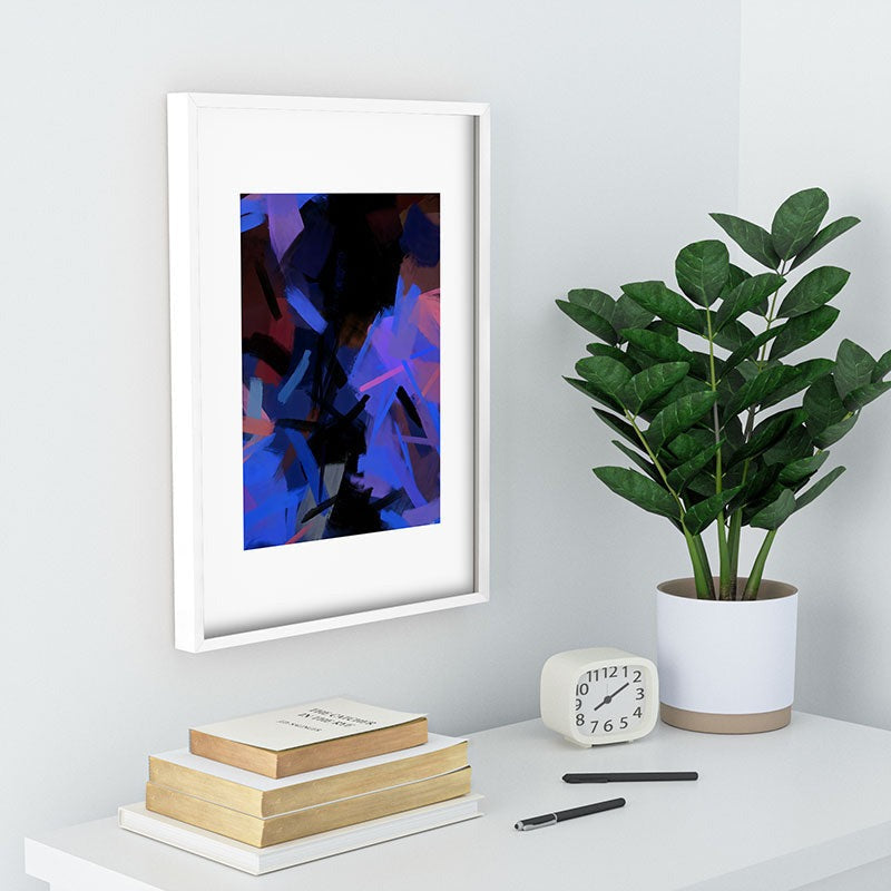 83 Oranges Midnight Sparks Recessed Framing Rectangle