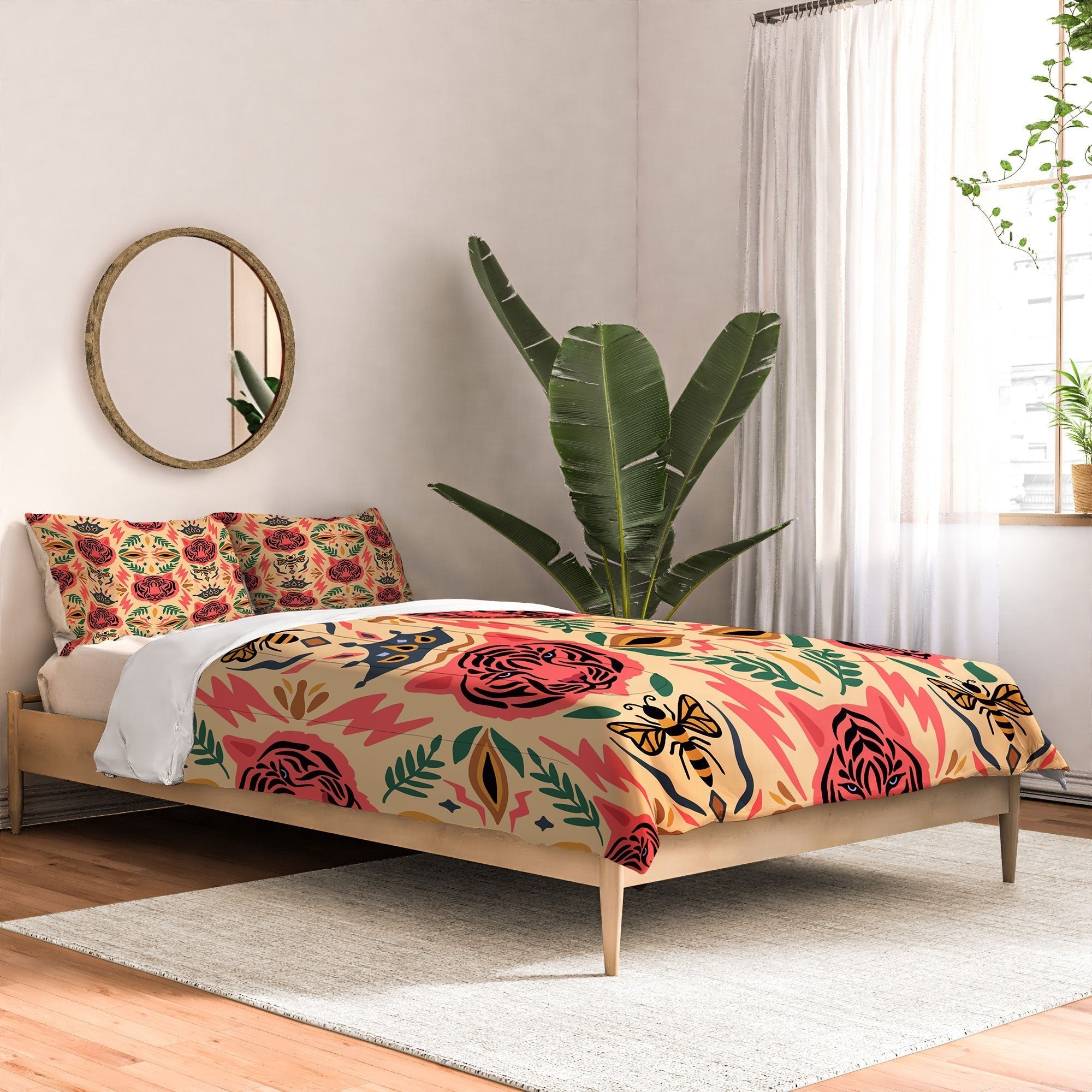 Design by Spark Tigress Queen Bee Comforter