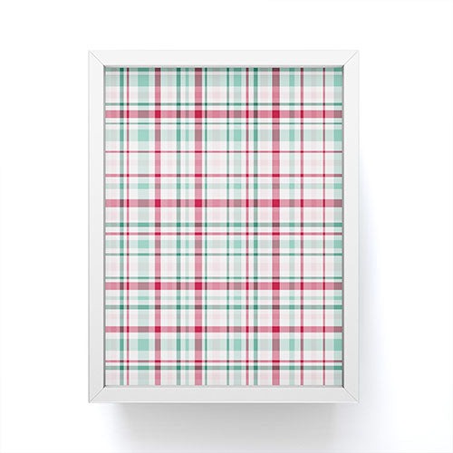 Lisa Argyropoulos Merry Vintage Plaid Framed Mini Art Print