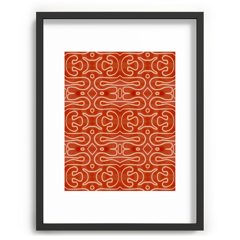 Mirimo Venexiana Burnt Orange Recessed Framing Rectangle