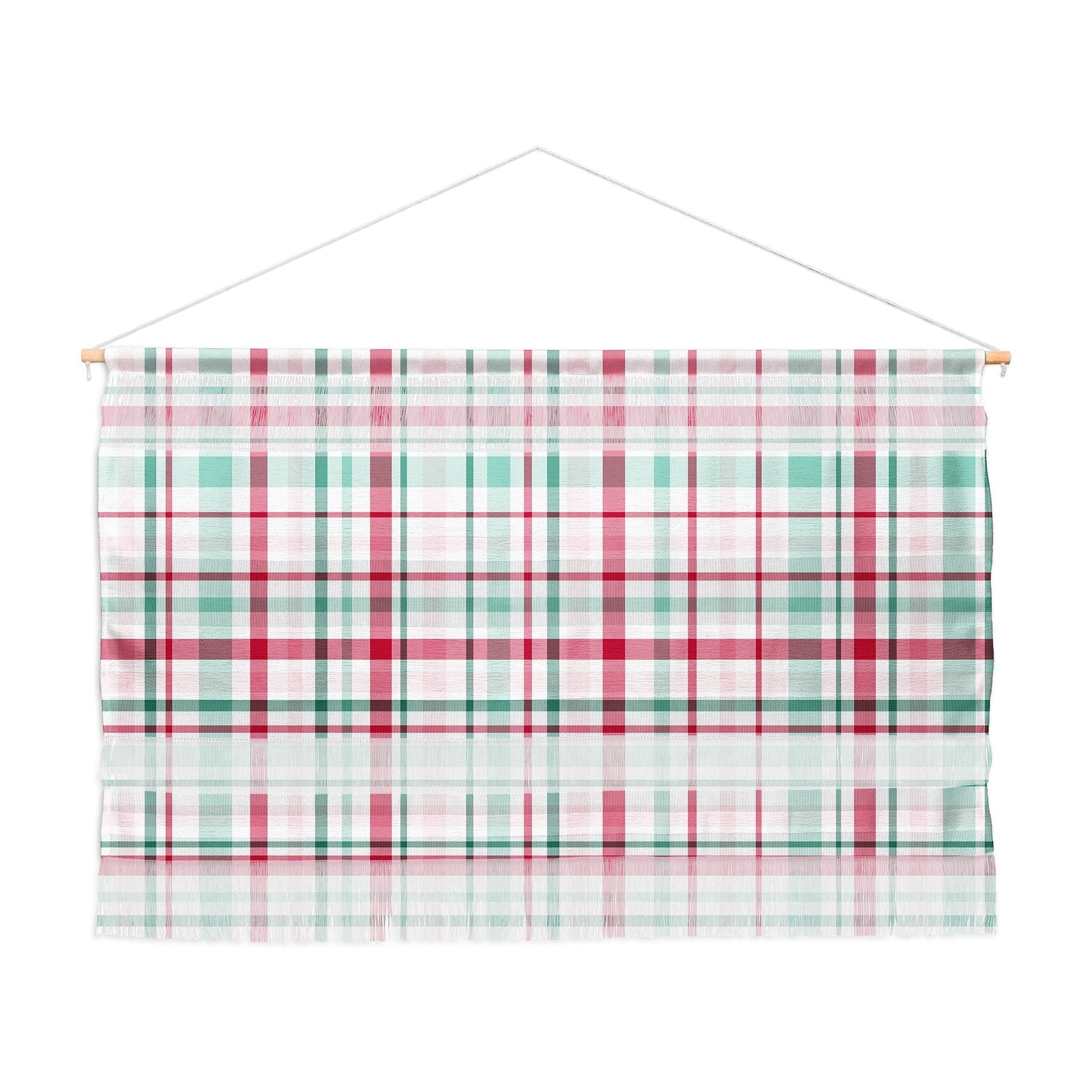 Lisa Argyropoulos Merry Vintage Plaid Wall Hanging Landscape