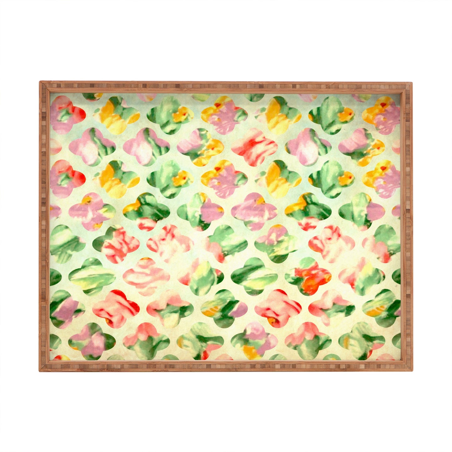 Arcturus Clover Round Rectangular Tray