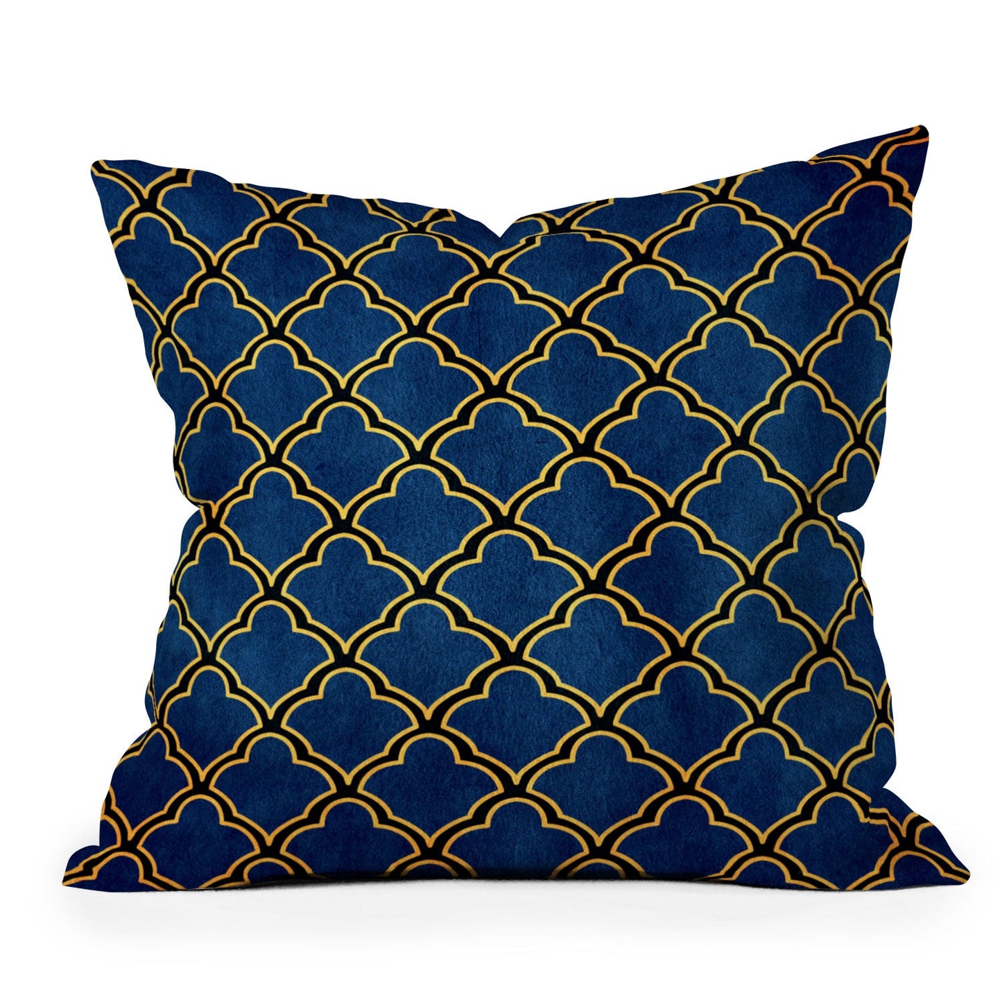 Arcturus Quatrefoil Outdoor Throw Pillow