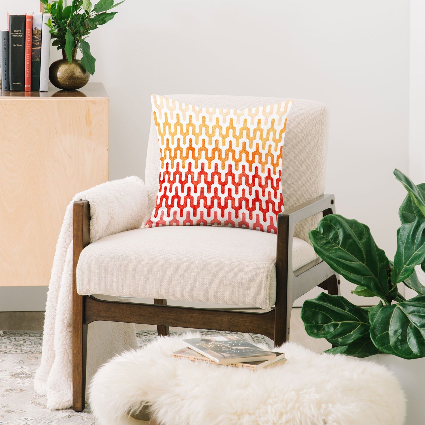 Arcturus Warm 1 Throw Pillow
