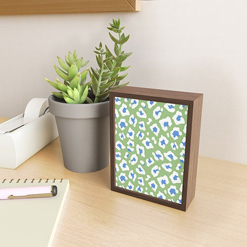 Avenie BR Cheetah Print Framed Mini Art Print