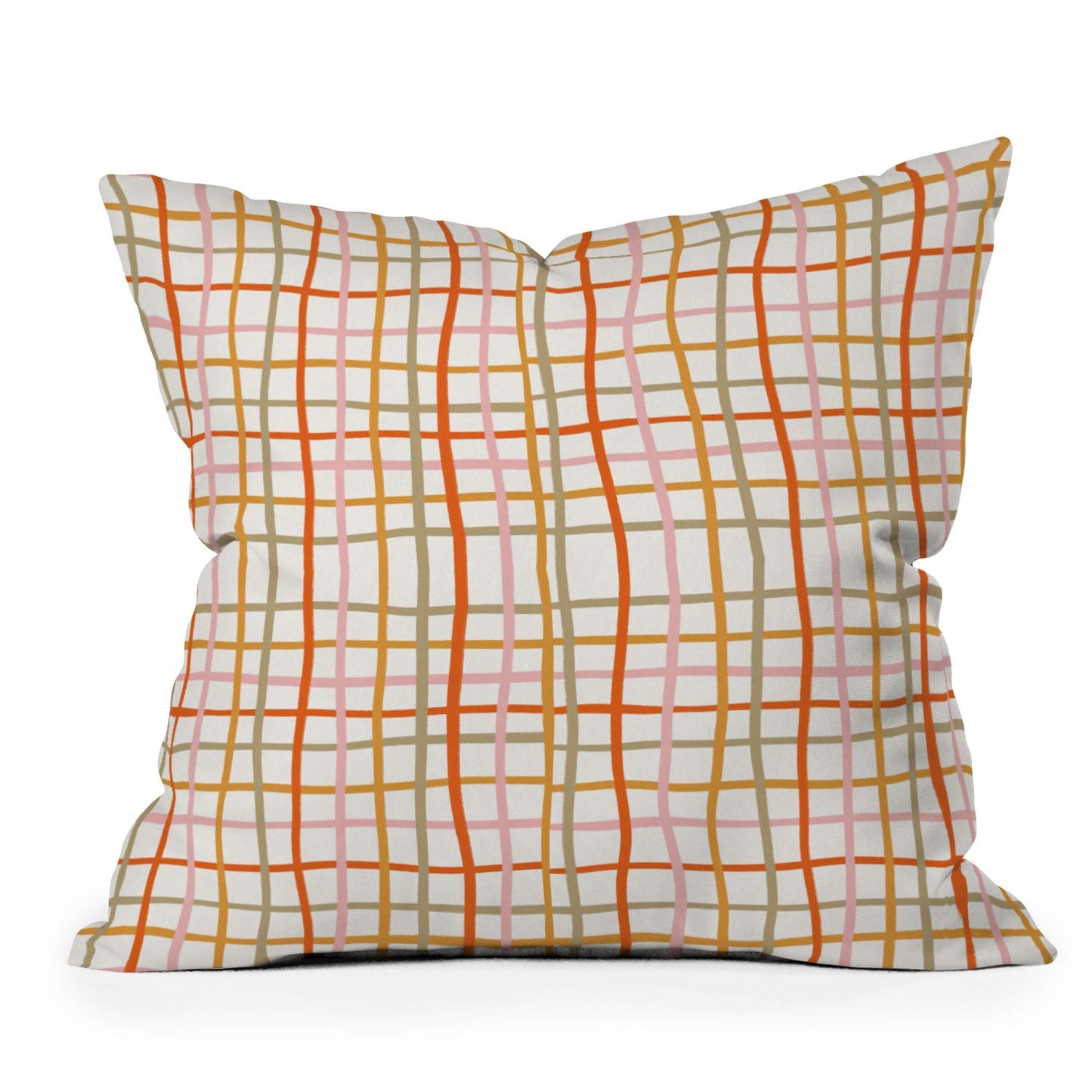 artyguava Weave Pattern Outdoor Throw Pillow