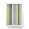 Marta Barragan Camarasa Colorful Stripe Delight Framed Mini Art Print