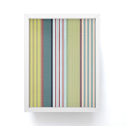 Marta Barragan Camarasa Colorful Stripe Delight Framed Mini Art Print