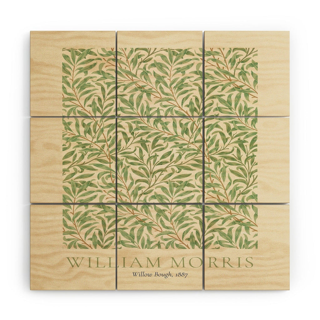 DENY Designs William Morris Willow Bough 1887 Wood Wall Mural