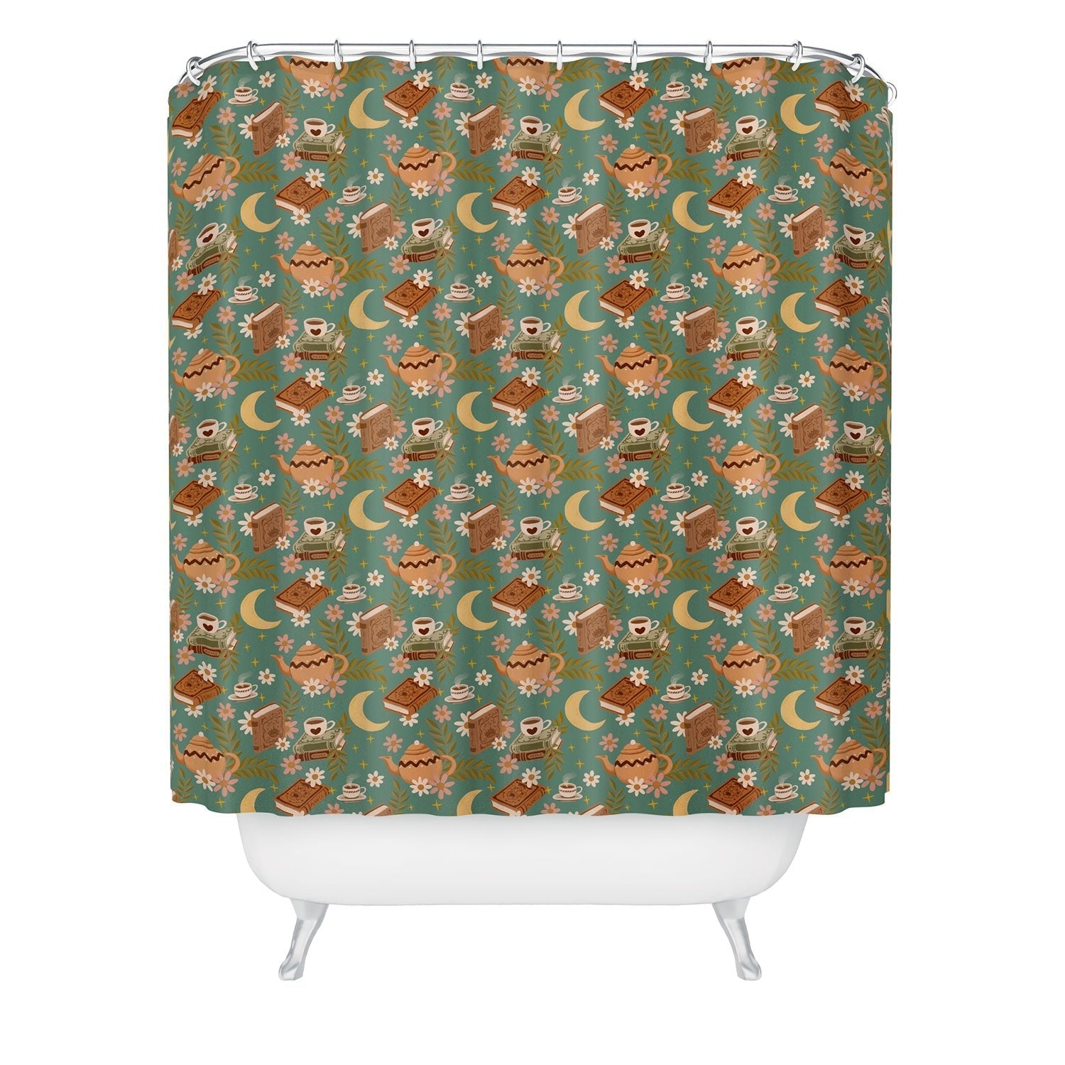 Avenie Moonlit Reading Nook I Shower Curtain