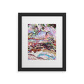 83 Oranges Sequin Haze Framed Art Print
