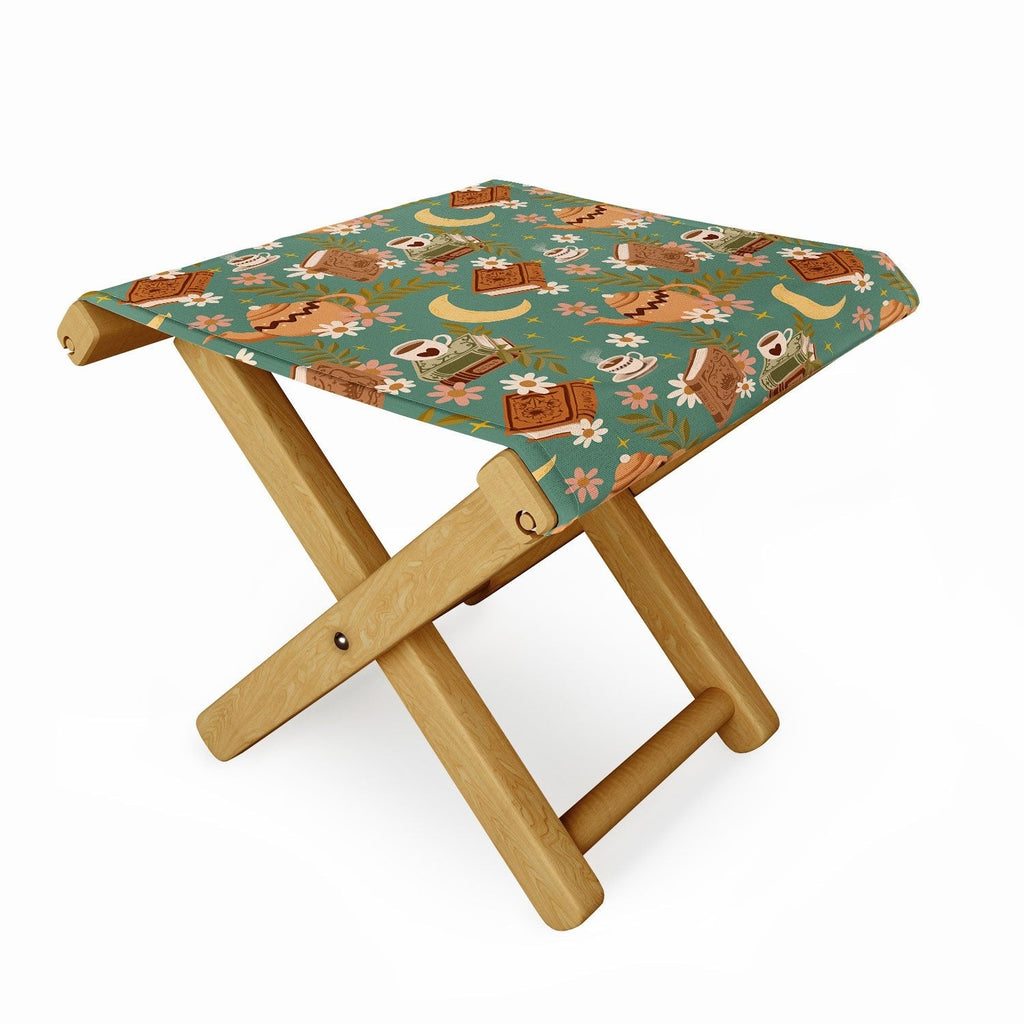 Avenie Moonlit Reading Nook I Folding Stool