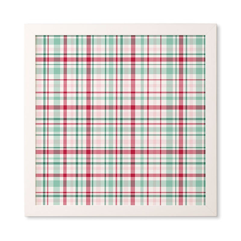 Lisa Argyropoulos Merry Vintage Plaid Framed Wall Art