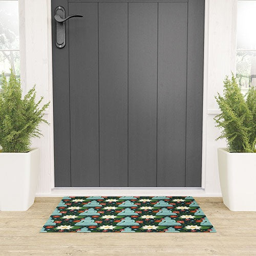 Design by Spark Meditating Lotus Buddha Welcome Mat