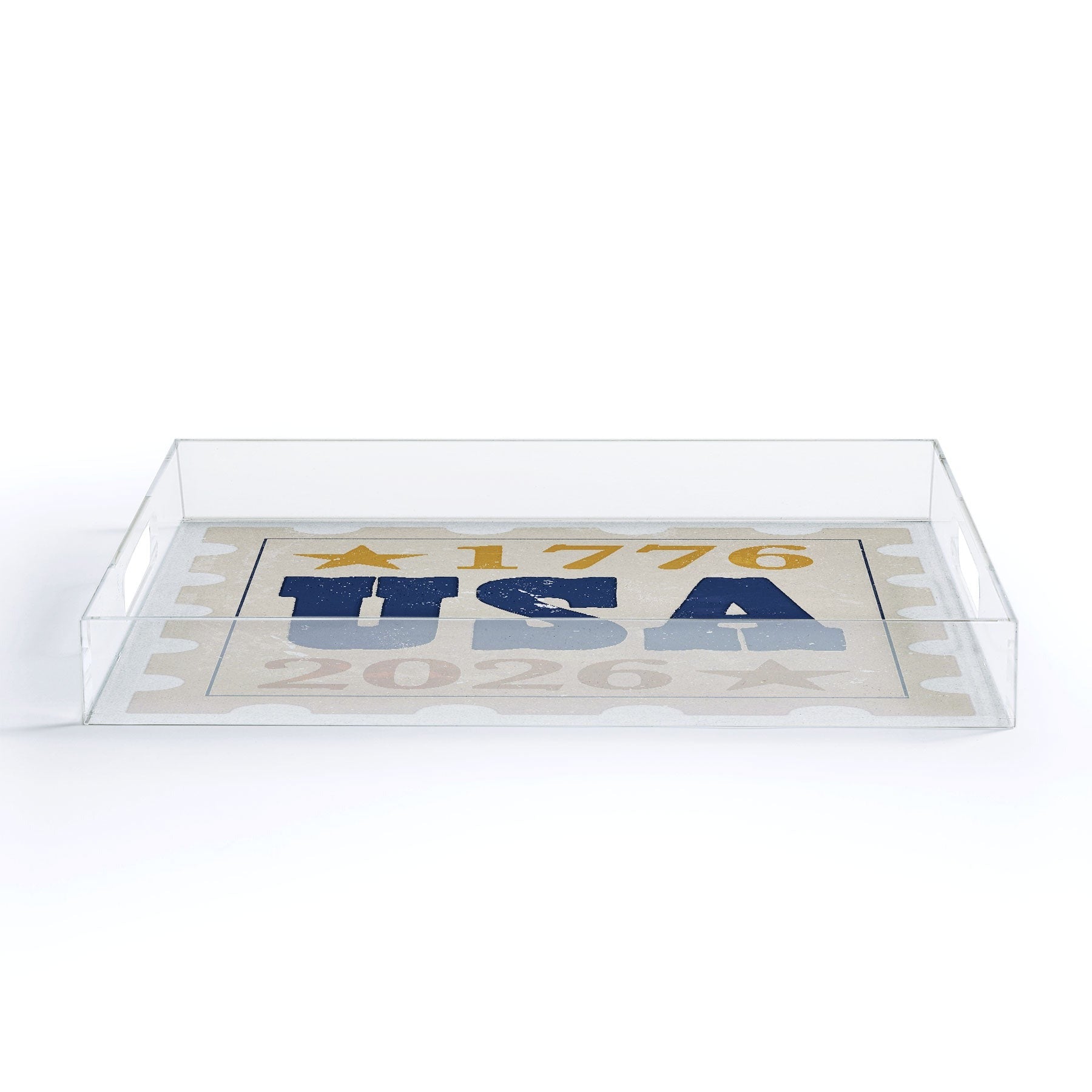 DENY Designs USA Stamp Acrylic Tray