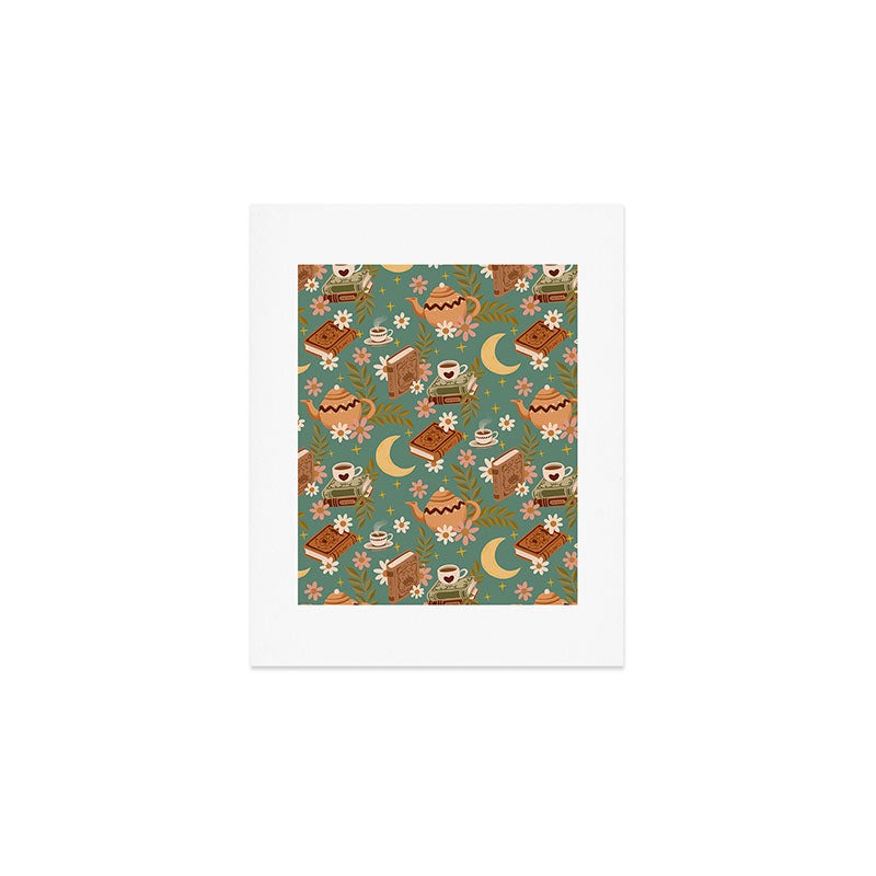 Avenie Moonlit Reading Nook I Art Print