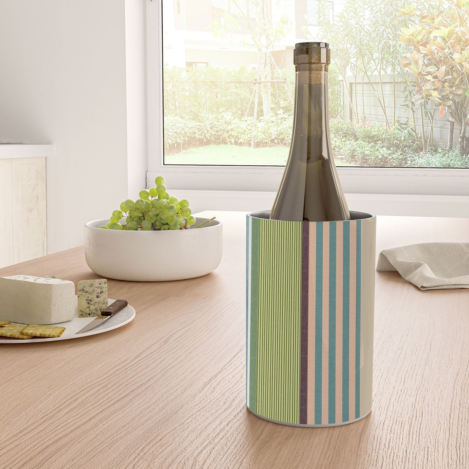 Marta Barragan Camarasa Colorful Stripe Delight Wine Chiller